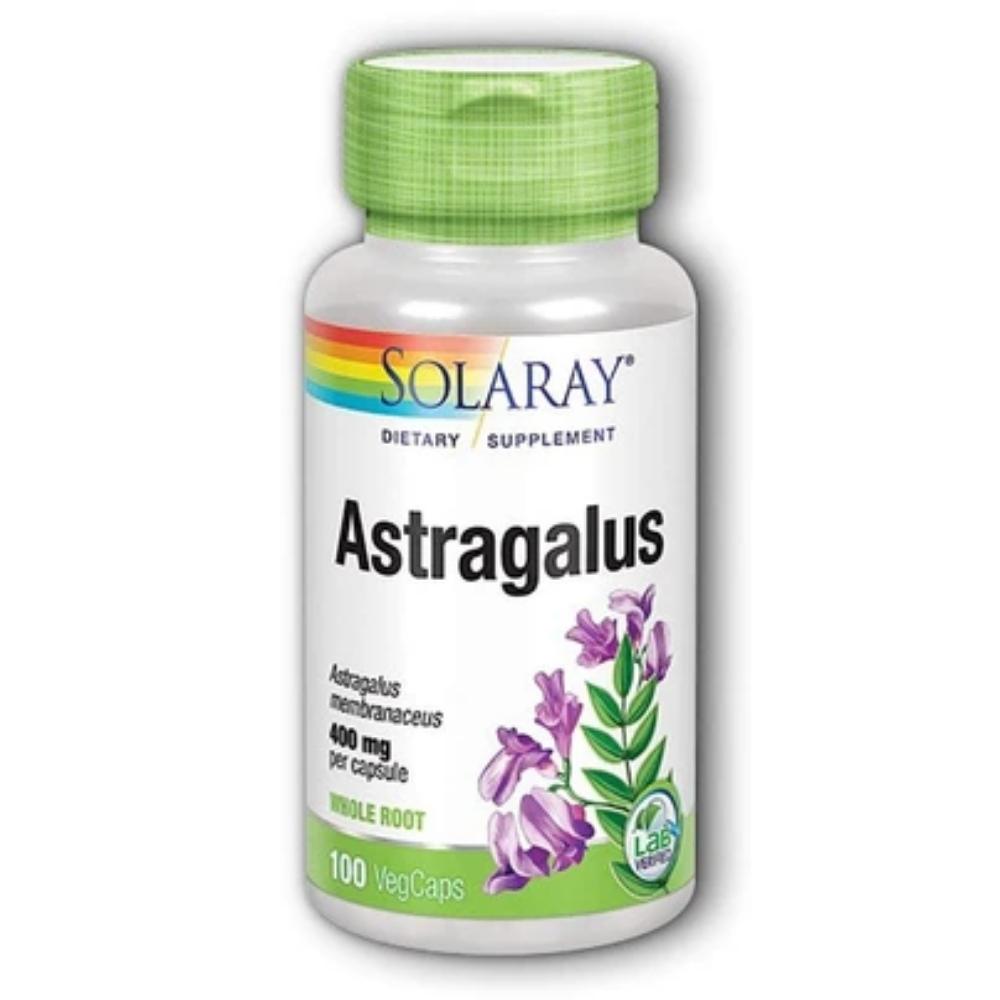 Solaray Astragalus 400mg 100 Capsules Herbs Solaray