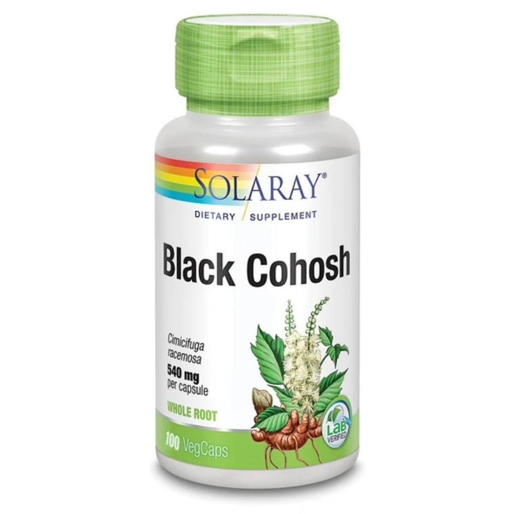 Solaray Black Cohosh 540mg 100 Capsules Herbs Solaray
