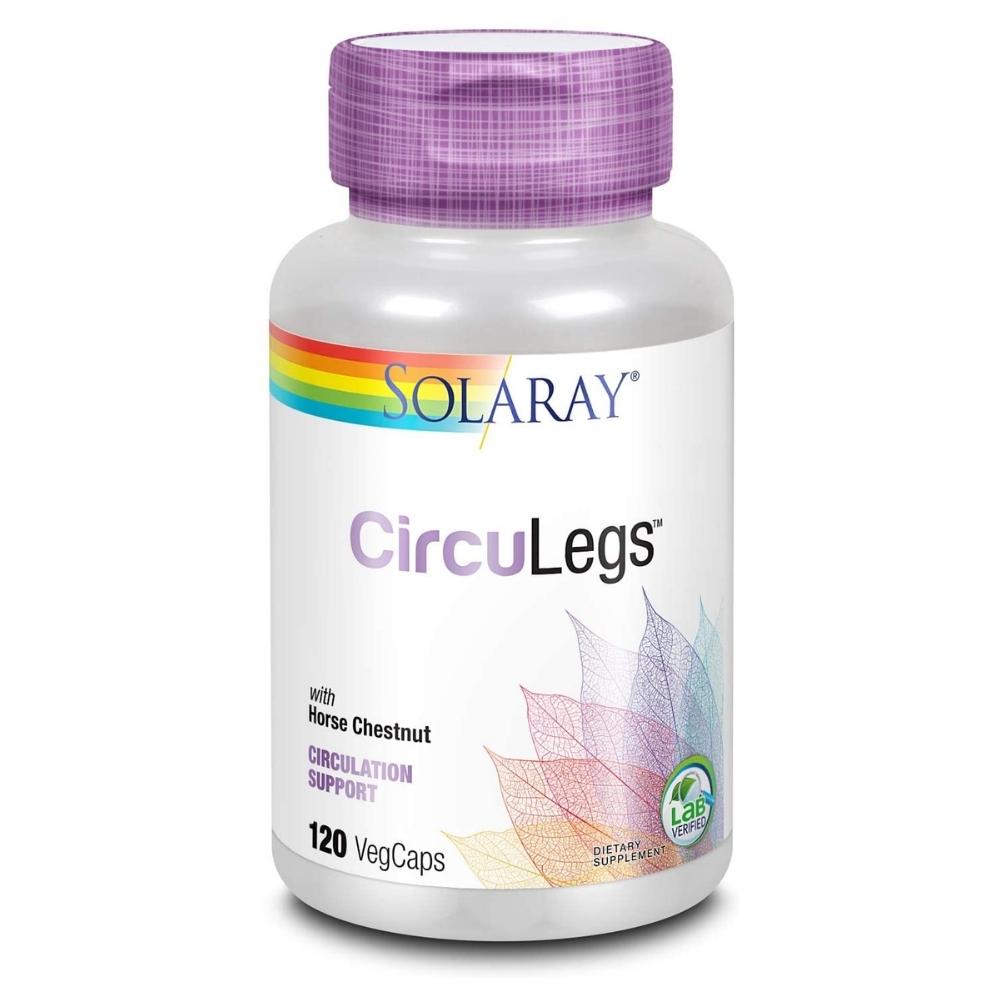 Solaray CircuLegs Horse Chestnut Special Formula 120 Capsules Herbs Solaray