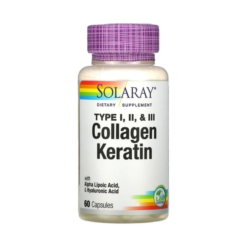 Solaray Collagen Keratin 60 Capsules Personal Care& - Hygeine Solaray