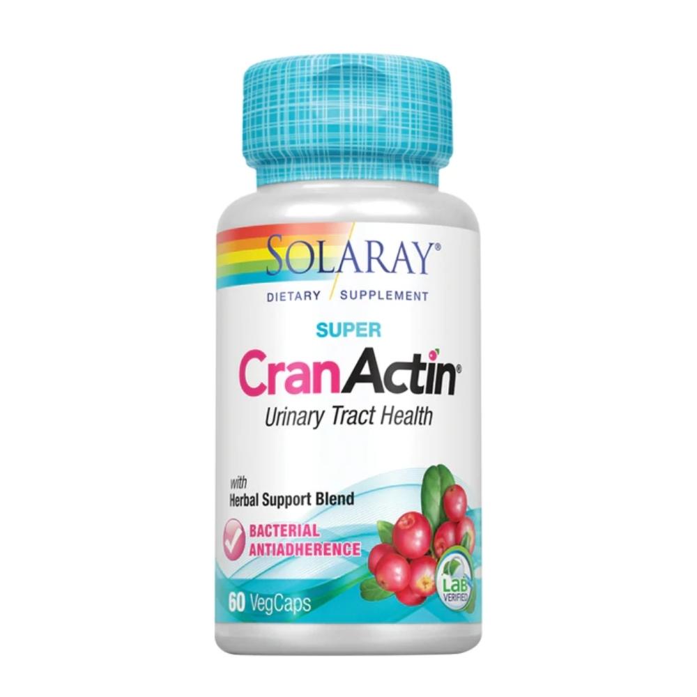 Solaray Super CranActin 60 Capsules Herbs Solaray