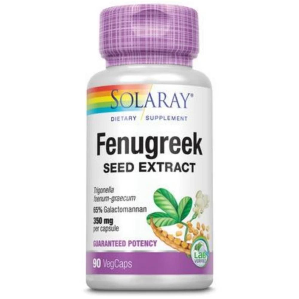 Solaray Fenugreek Extract 350mg 90 Capsules Herbs Solaray