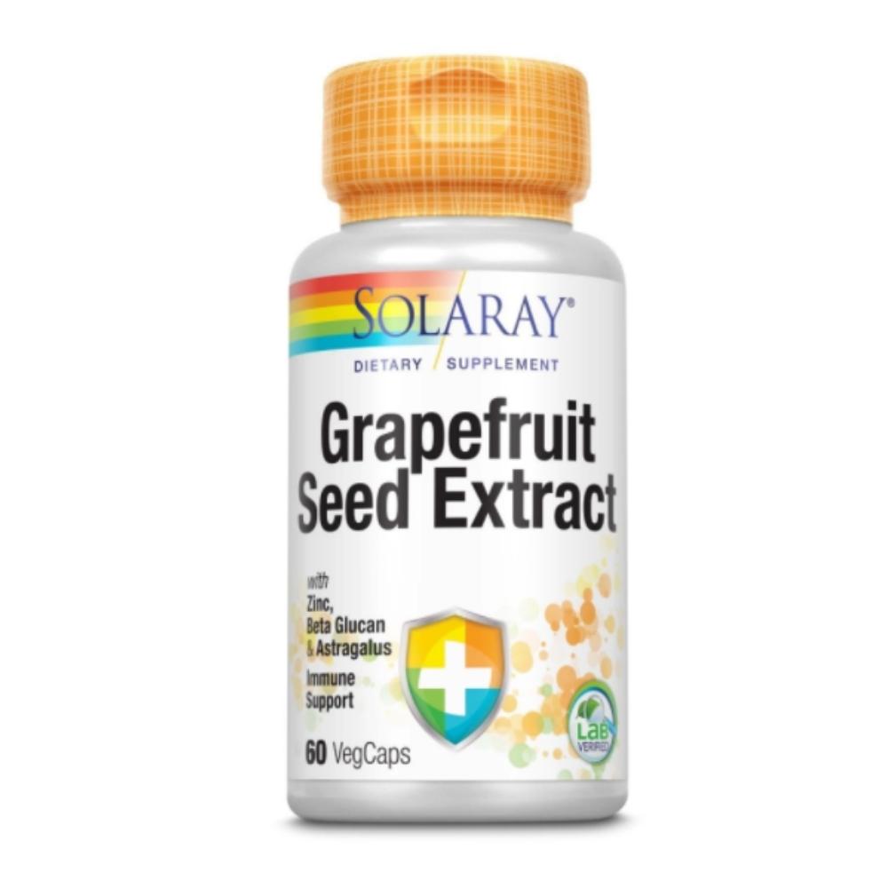 Solaray Grapefruit Seed Extract 250mg 60 Capsules Herbs Solaray