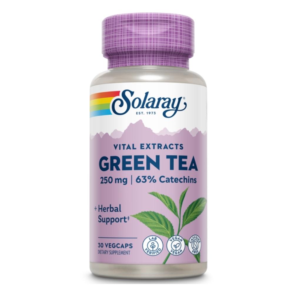 Solaray Green Tea Extract 250mg 30 Capsules Herbs Solaray