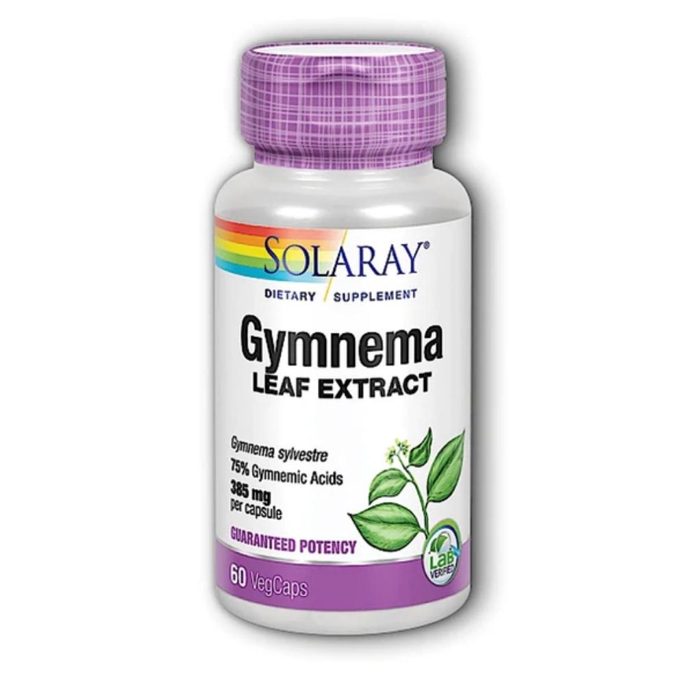 Solaray Gymnema Leaf Extract 385mg 60 Capsules Herbs Solaray