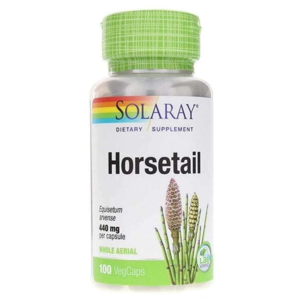 Solaray Horsetail 440mg 100 Capsules Herbs Solaray