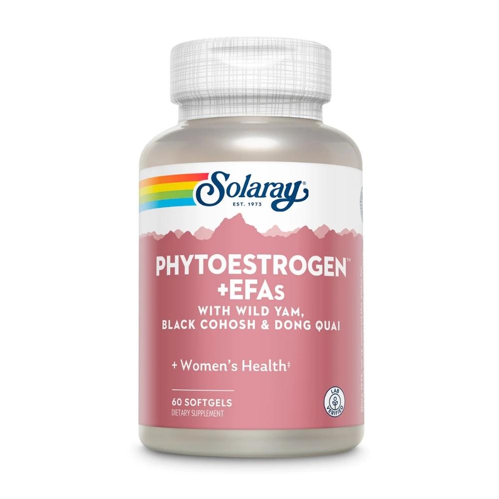 Solaray PhytoEstrogen plus EFA's 60 Soft Gels Herbs Solaray