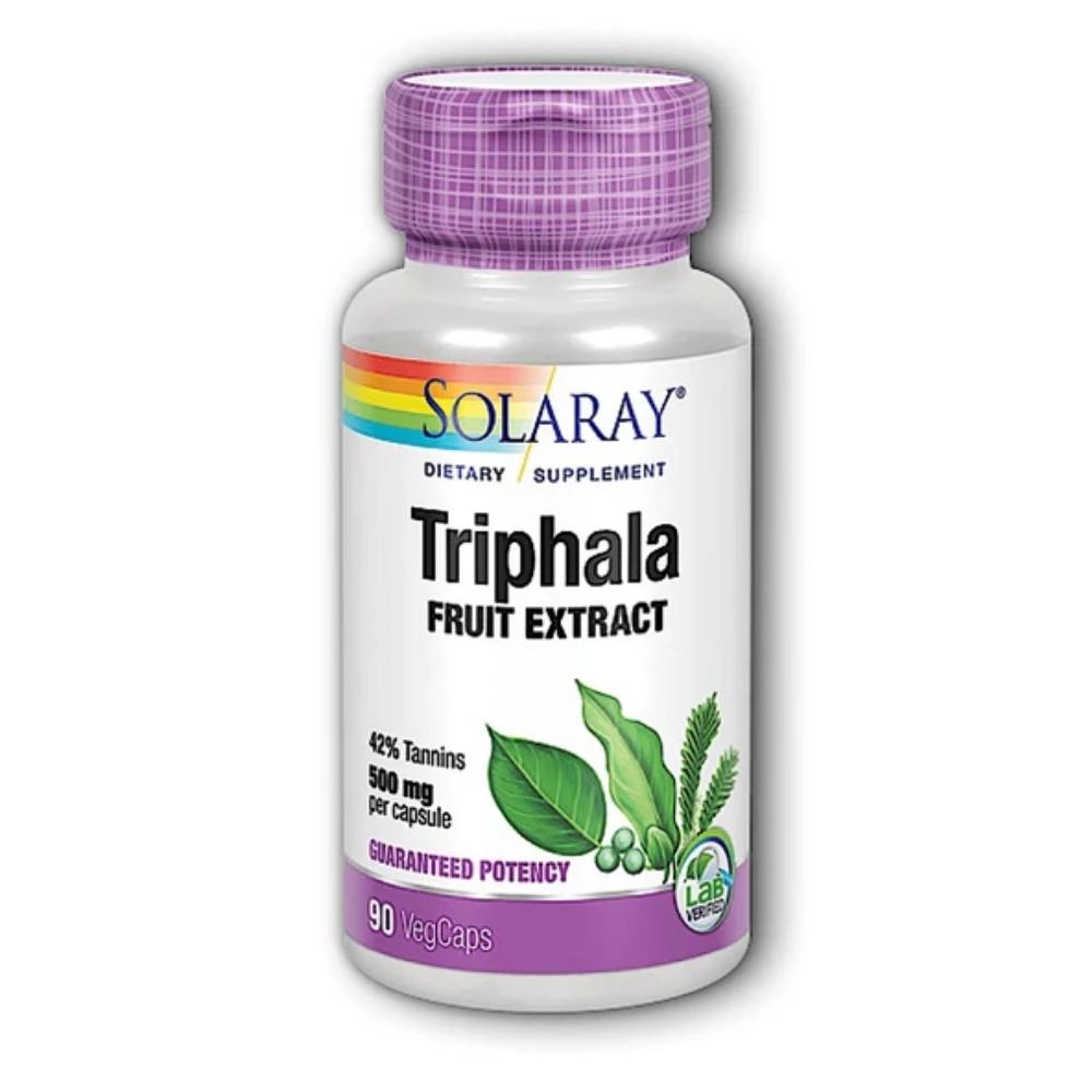 Solaray Triphala Extract 500mg 90 Capsules Herbs Solaray