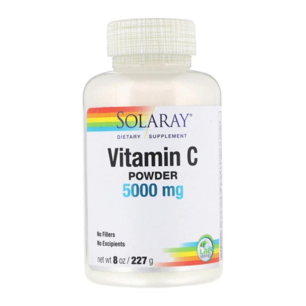 Solaray Vitamin C Powder 5000mg 8oz Store Stock Only Solaray