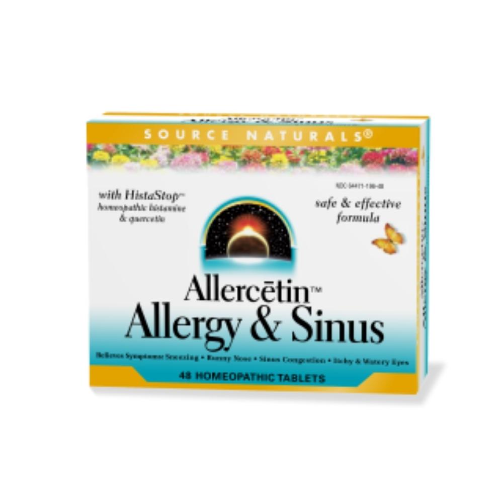 Source Naturals Allercetin Allergy & Sinus 48 Tablets Specialty Health Products Source Naturals