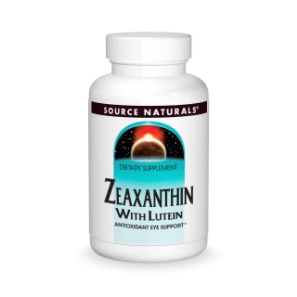 Source Naturals ZEAXANTHIN With Lutein 10mg 60 Capsules Specialty Health Products Source Naturals