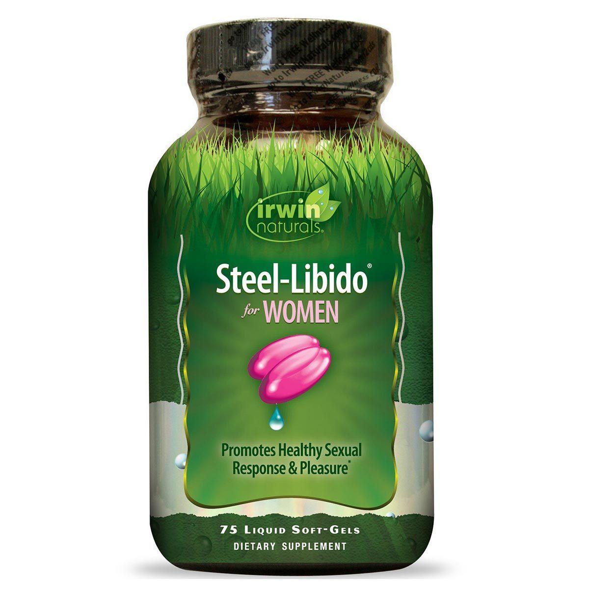 Irwin Naturals Steel Libido for Women 75 Liquid Soft Gels Other Supplements Irwin Naturals (1058017247275)
