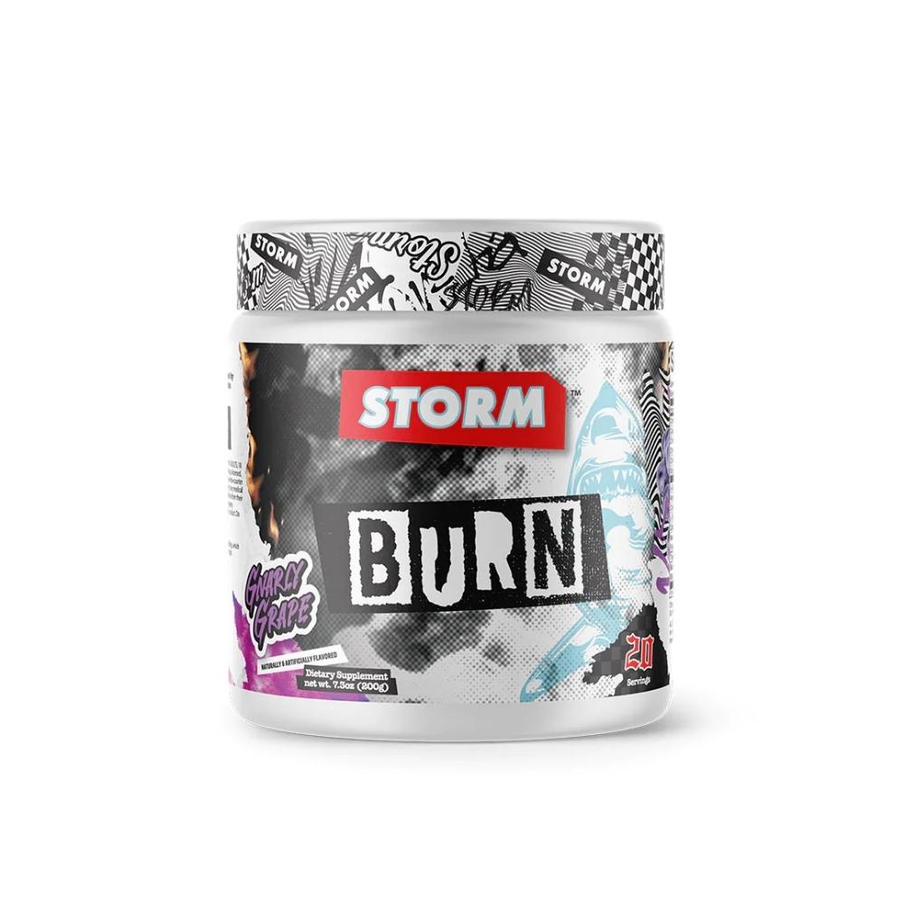 Storm Burn 20 Servings Pre-Workouts Storm Lifestyles Gnarly Grape