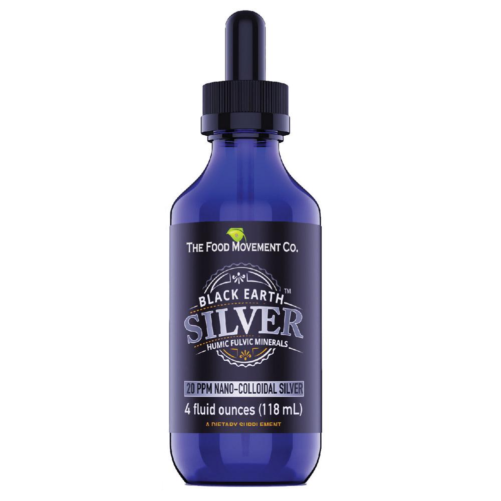 The Food Movement Black Earth Silver 4 fl oz Specialty Health Products The Food Movement