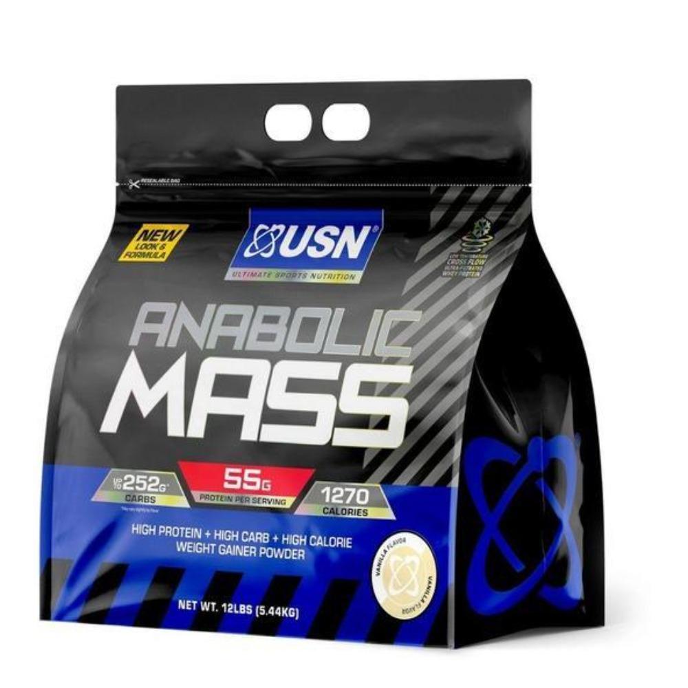 USN Anabolic Mass Gainer 12lb Protein Powders USN Vanilla