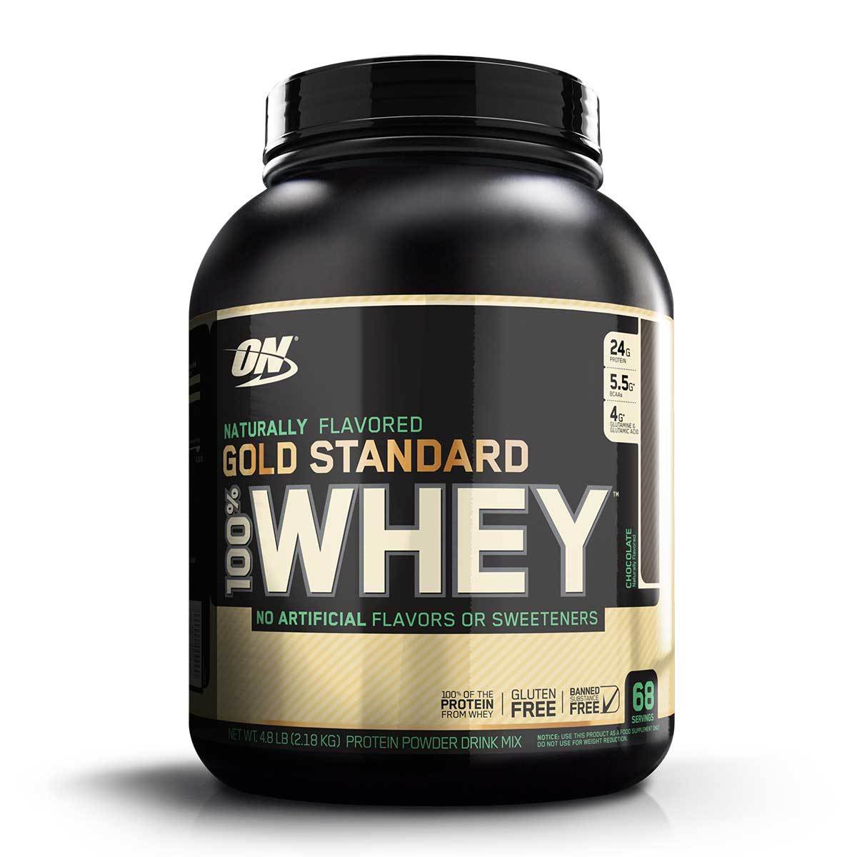 Optimum Nutrition 100% Natural Whey 4.8 Lbs Protein Optimum Nutrition (1057925496875)