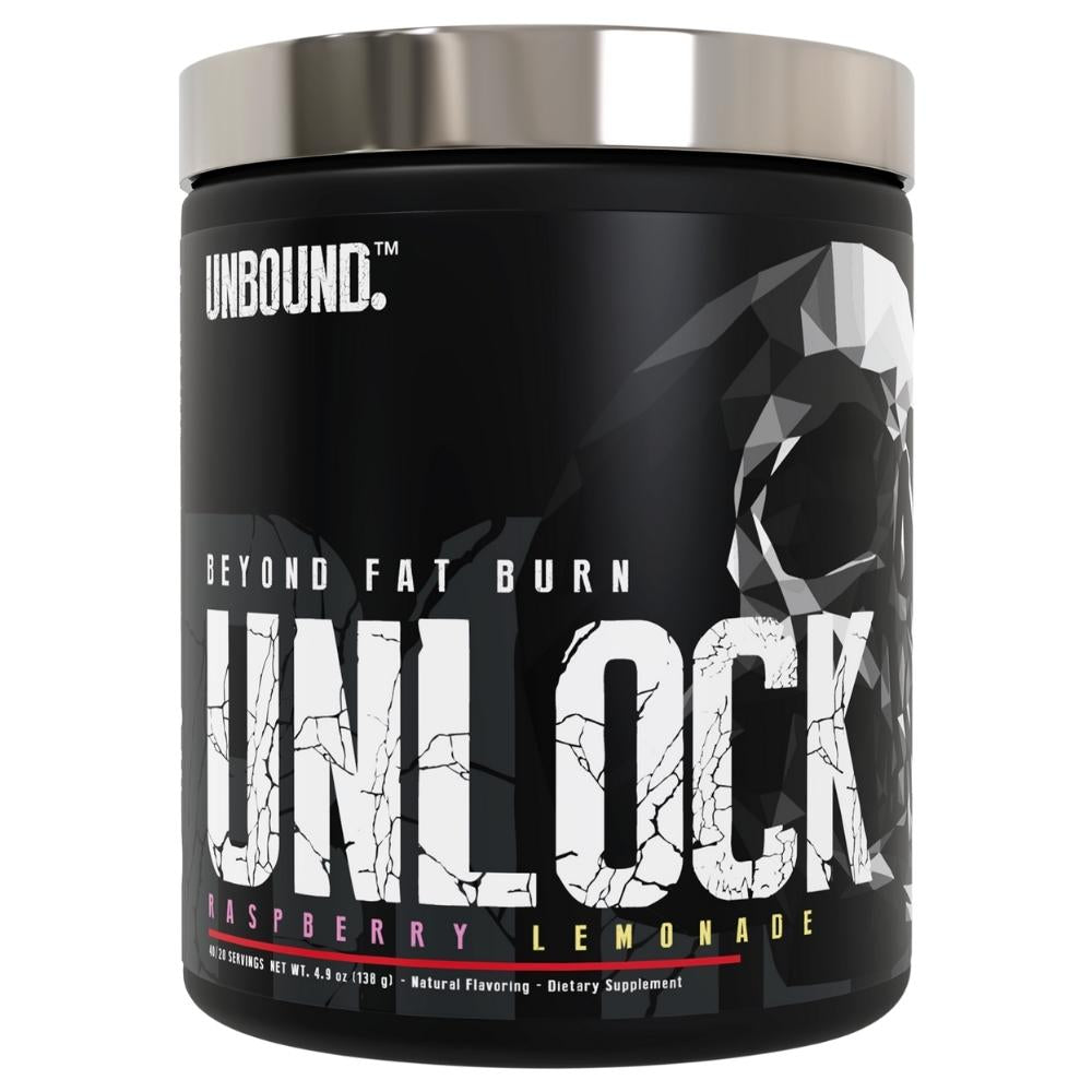 Unbound Unlock 20 Servings Fat Burner Unbound Raspberry Lemonade