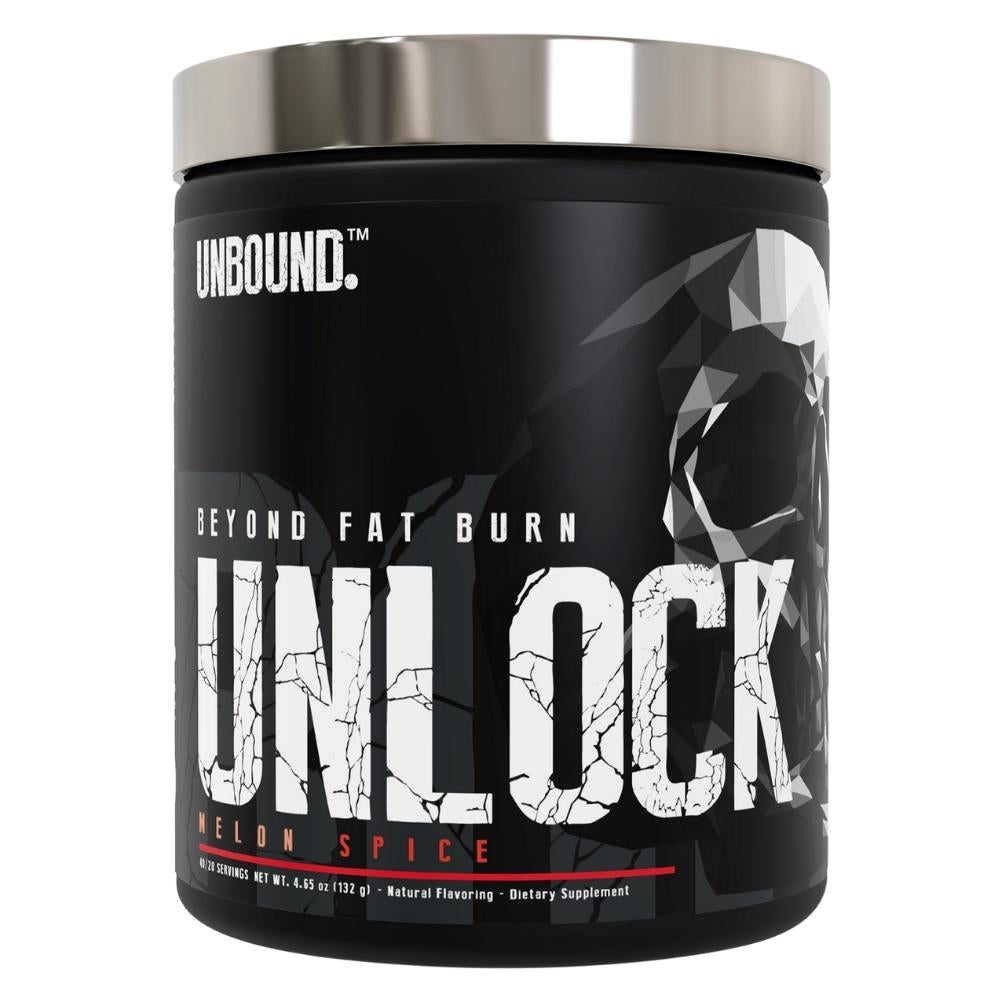 Unbound Unlock 20 Servings Fat Burner Unbound Melon Spice