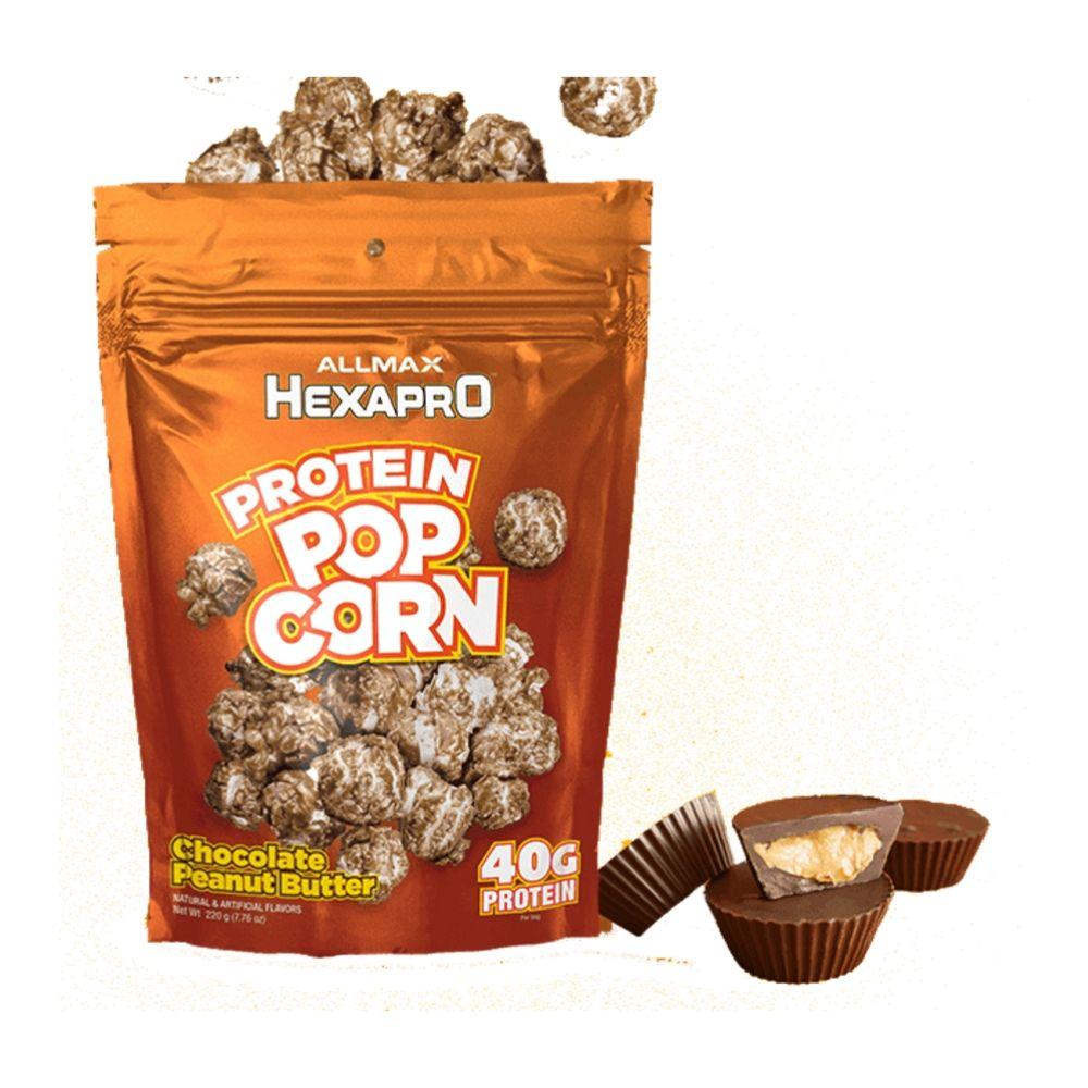 Allmax Hexapro Protein Popcorn 4 Servings Foods Juices Allmax Nutrition Chocolate Peanut Butter (4168012890155)