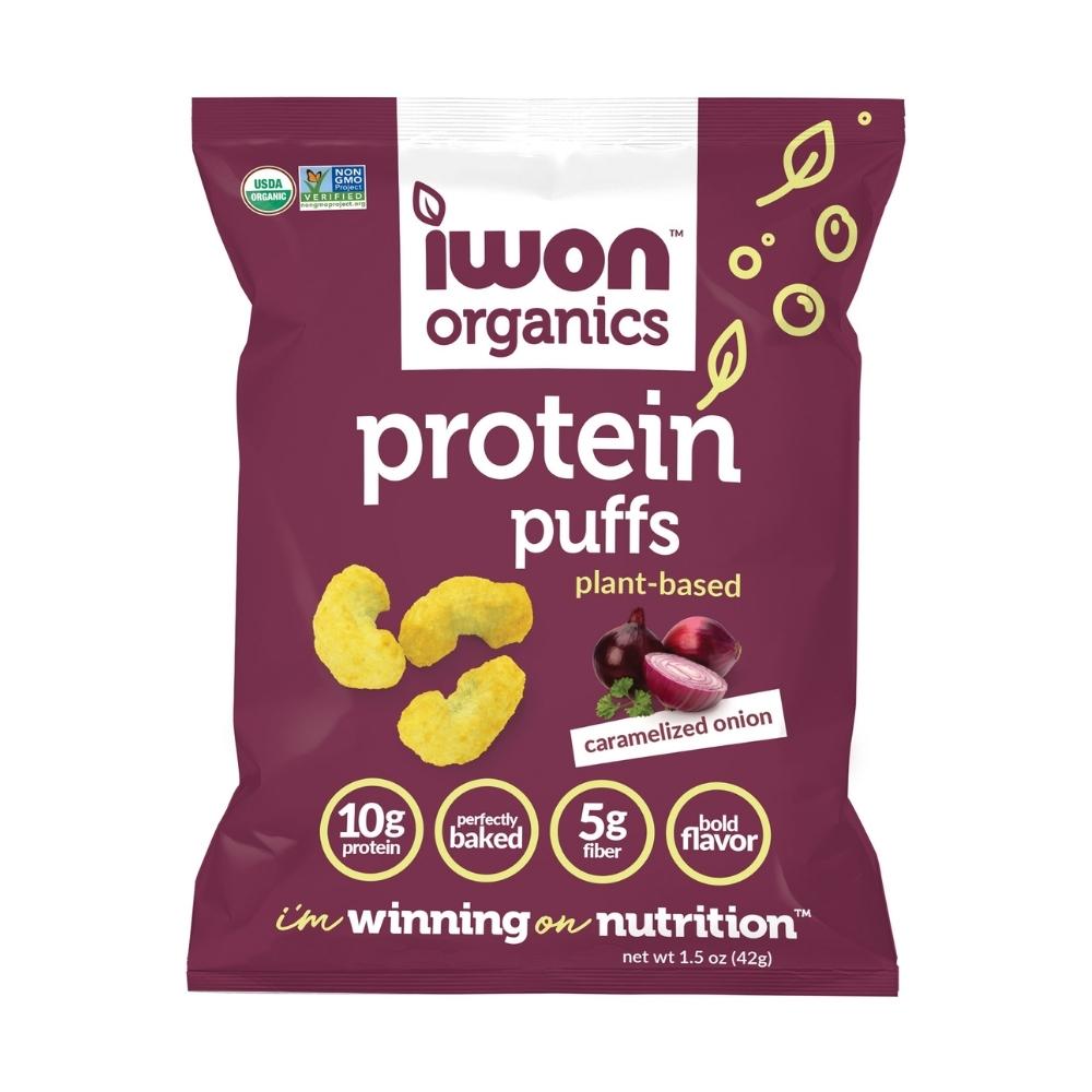 IWON Organic Puffs 8/1.5oz Foods Juices Iwon Carmelized Onion