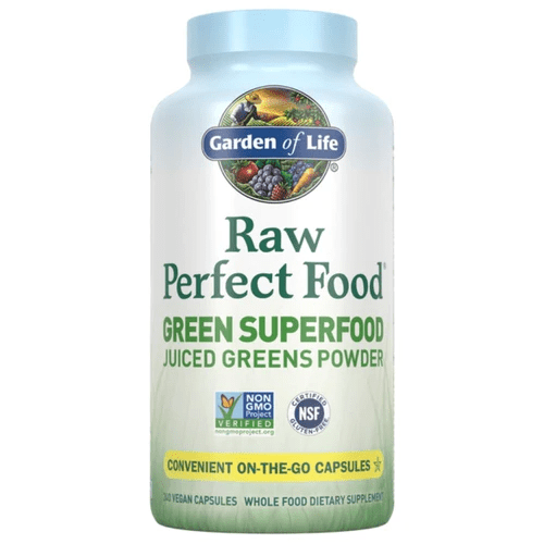 Garden of Life Perfect Food Raw (Organic) 240 Capsules Greens / Super Foods Garden of Life