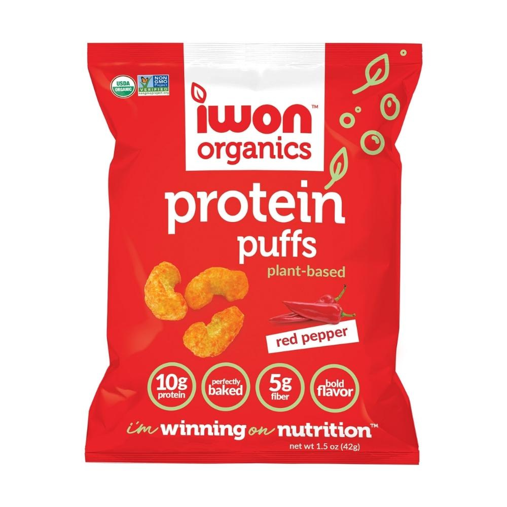 IWON Organic Puffs 8/1.5oz Foods Juices Iwon Red Pepper