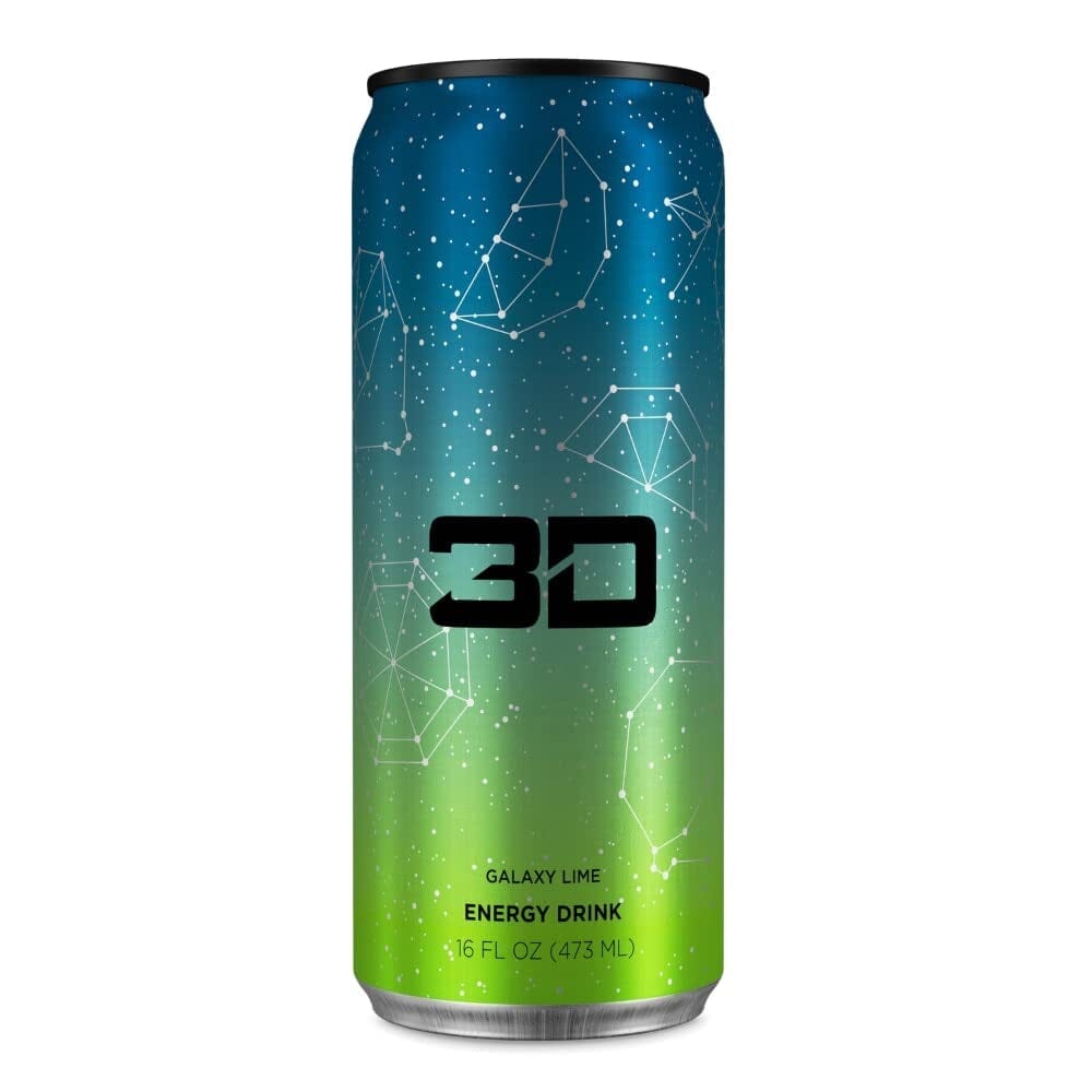 3D ENERGY DRINK 12/CASE Drinks UP ENERGY Galaxy Lime
