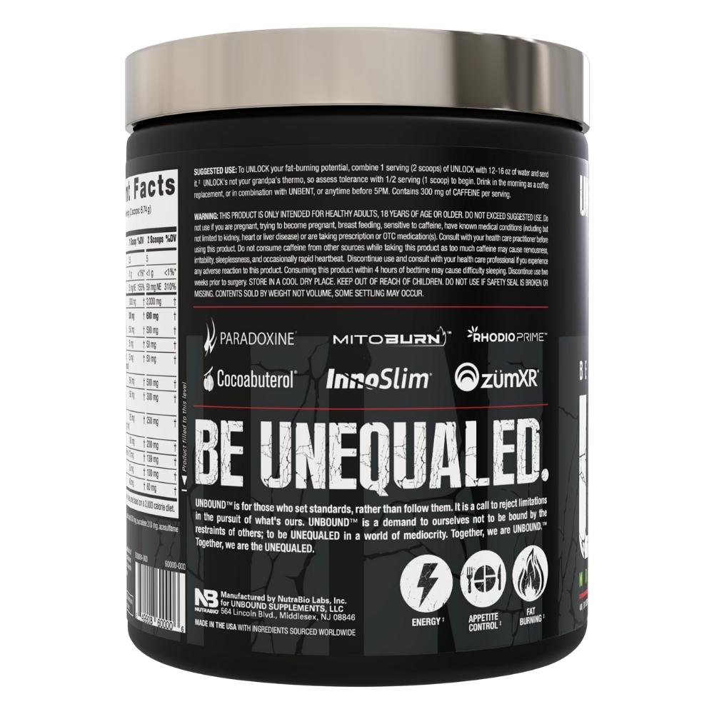 Unbound Unlock 20 Servings Fat Burner Unbound