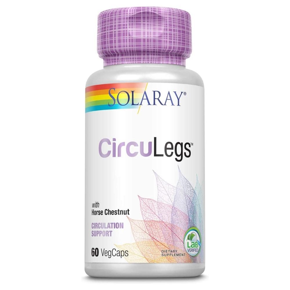 Solaray CircuLegs Horse Chestnut Special Formula 60 Capsules Herbs Solaray