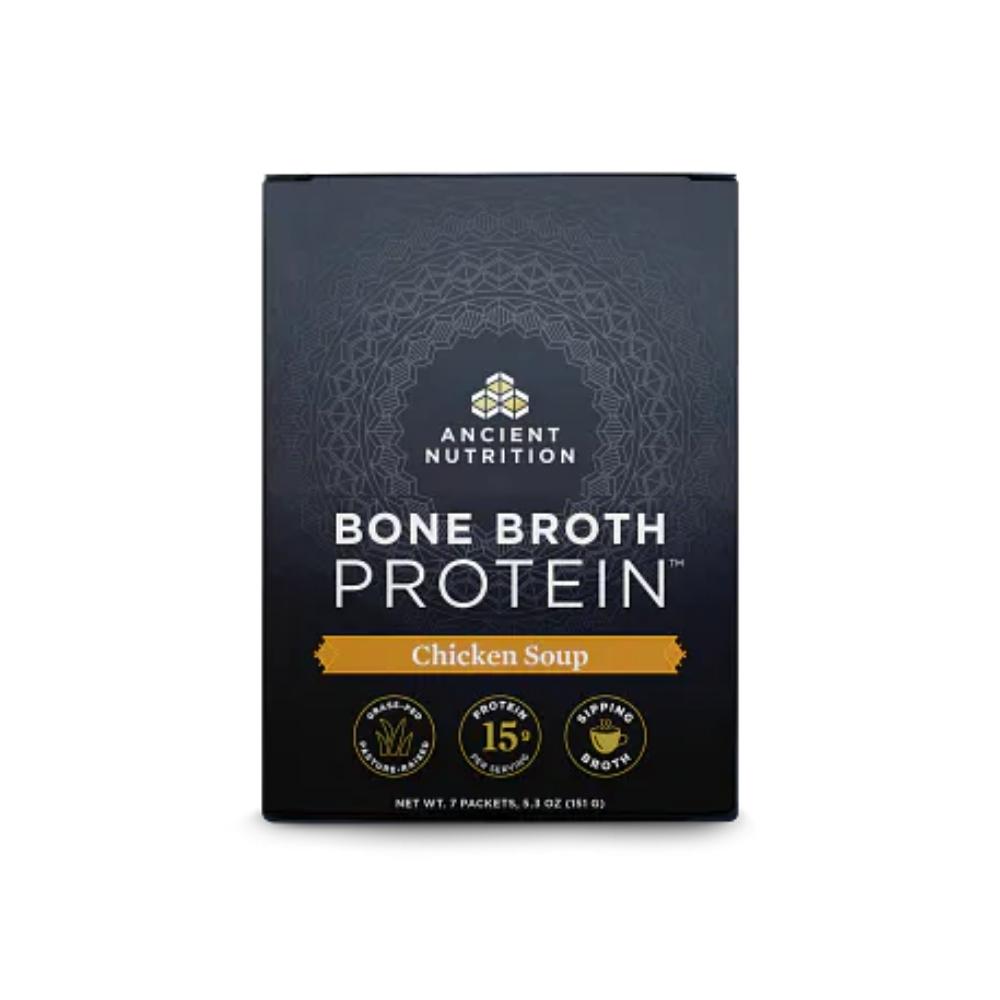 Ancient Nutrition Bone Broth Protein 7 Packets Protein Powders Ancient Nutrition Chicken Soup