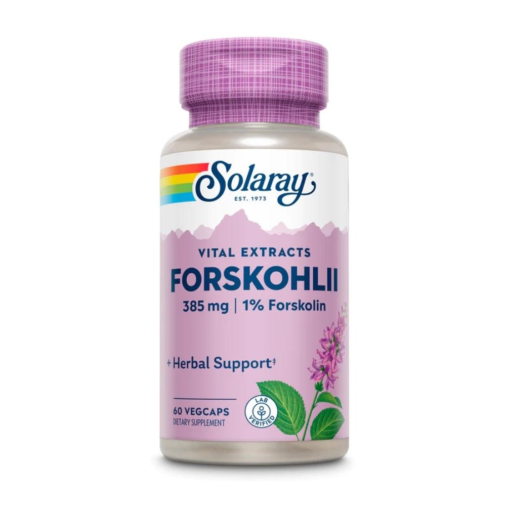 Solaray Forskohli Root Extract 385mg 60 Caps Herbs Solaray