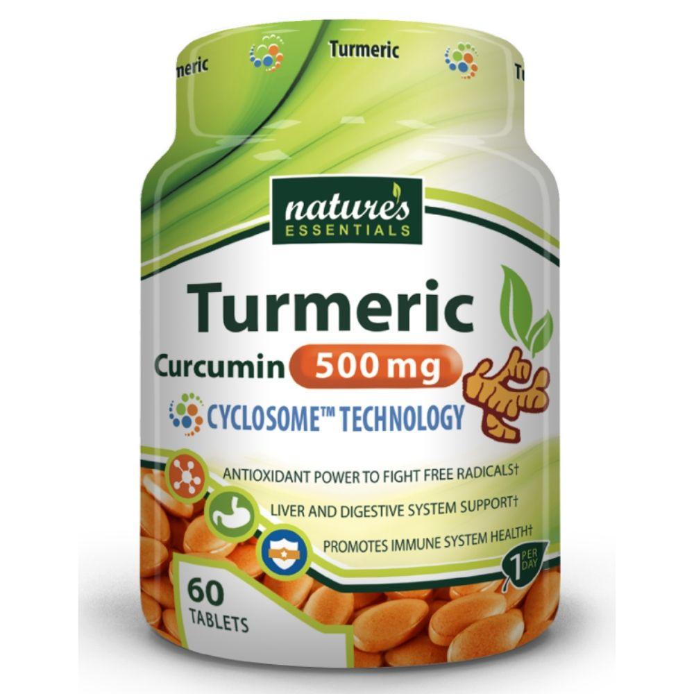 Nature's Essentials Turmeric 500mg 120 Tablets Herbs Nature's Essentials (4474668613697)