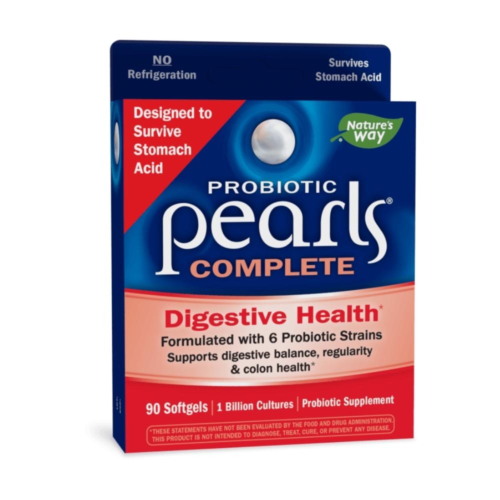 Nature's Way Probiotic Pearls Complete 90 Soft Gels | Digestive Health Digestive Health Nature's Way