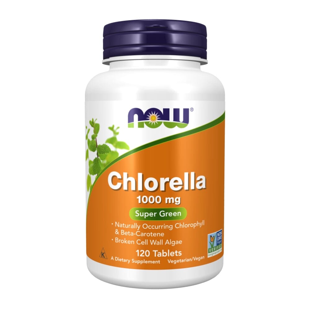 Now Foods Chlorella 1,000mg 120 Tablets Now Foods