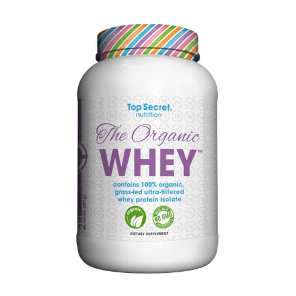 Top Secret Nutrition Organic Whey 2lb Protein Powders Top Secret Nutrition