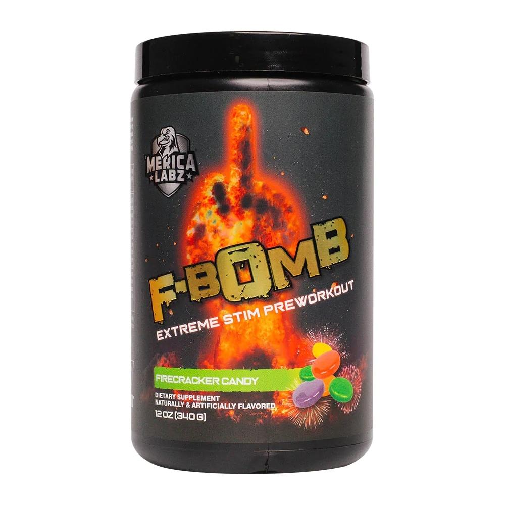 'MERICA LABZ F-BOMB 20 Servings Pre-Workouts 'Merica Labz Firecracker Candy