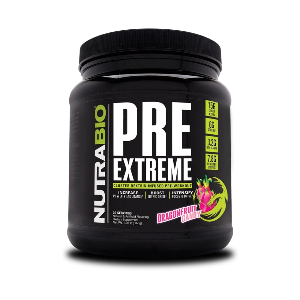 NutraBio Pre Extreme 20/Servings Pre-Workouts NutraBio Dragonfruit Candy