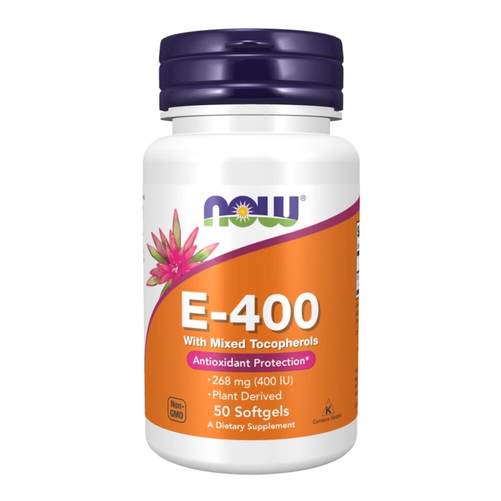 Now Foods E-400 Mixed Tocopherols 50 Soft Gels Now Foods