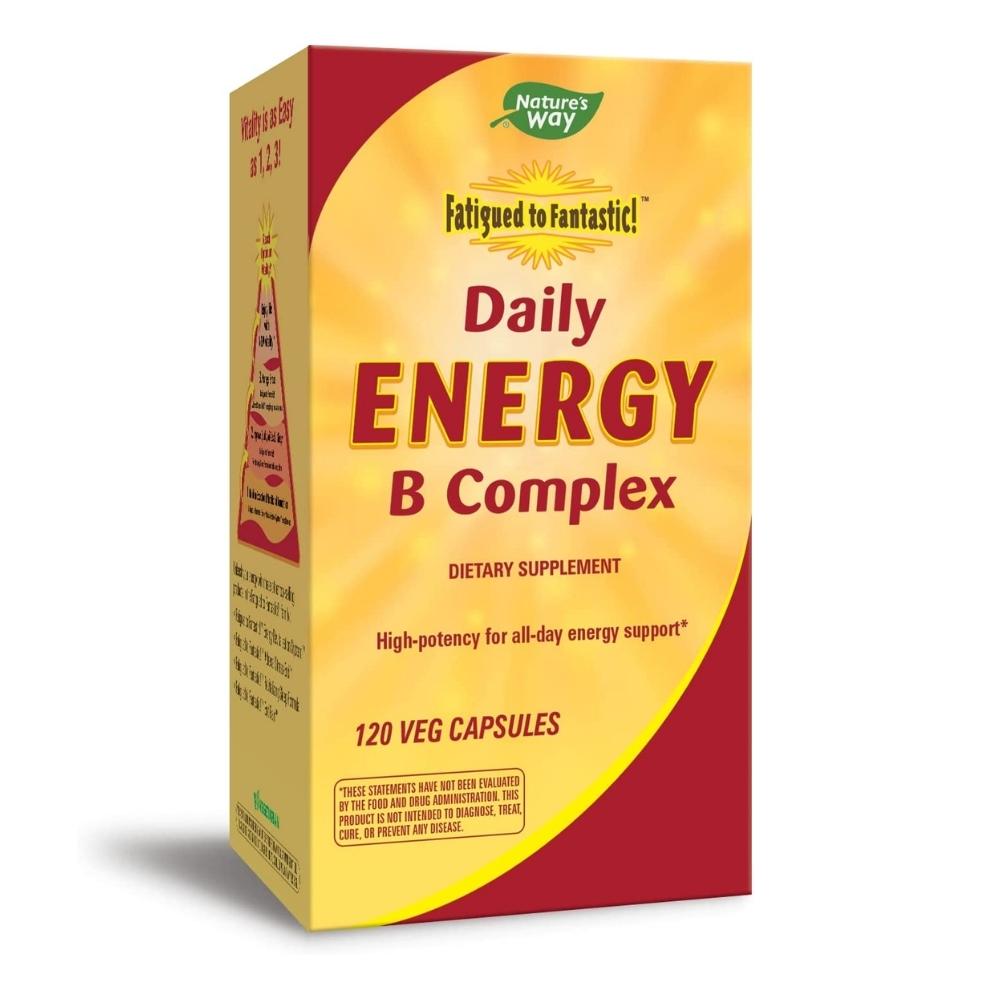 Nature's Way Fatigued to Fantastic Daily Energy B Complex 120 Vege Capsules Vitamins & Minerals Nature's Way