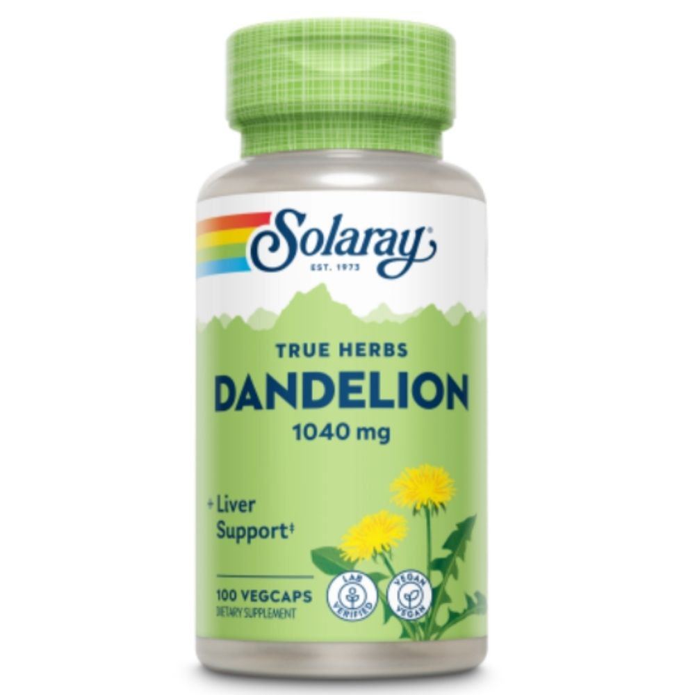 Solaray Dandeloin Root 1040mg 100 Capsules Herbs Solaray