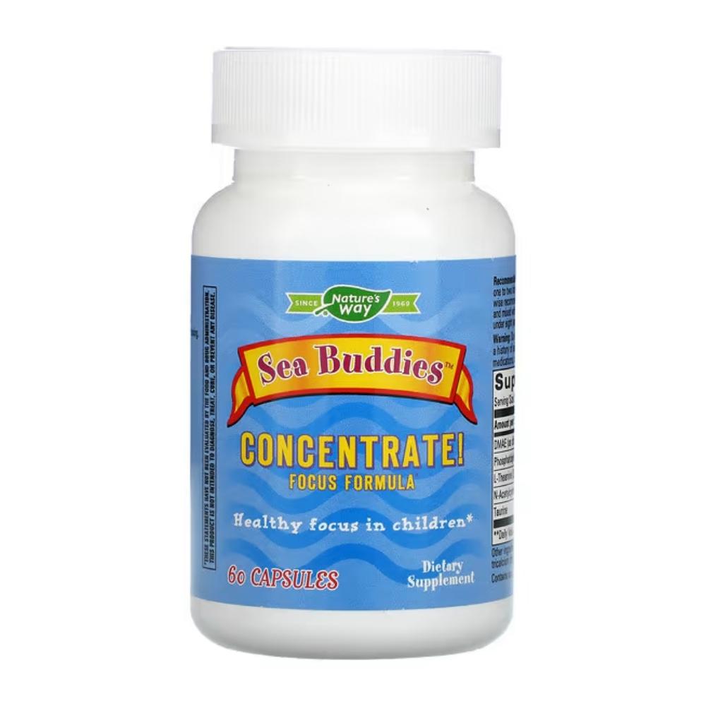 Nature's Way Sea Buddies Concentrate Focus Formula 60 Count Specialty Health Products Nature's Way