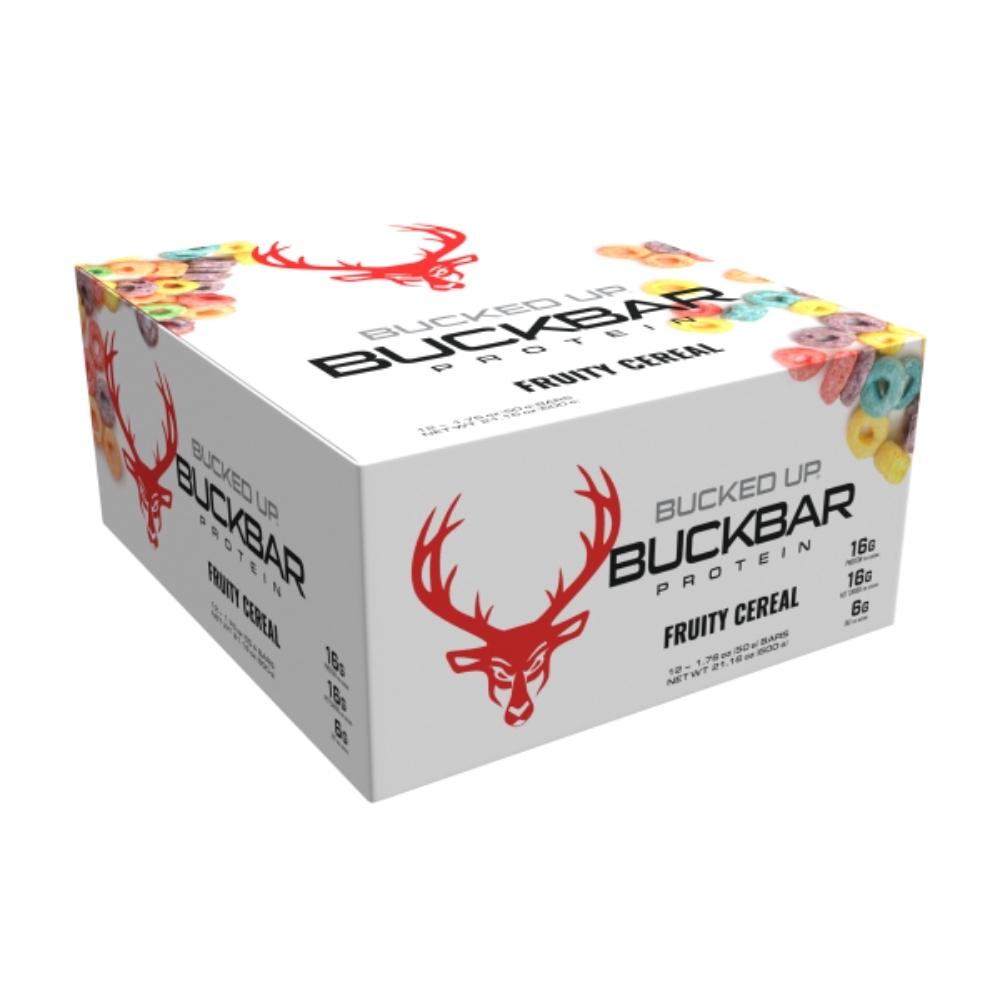 BUCKED UP BUCKBAR 12/Box Foods Juices Bucked Up Fruity Cereal