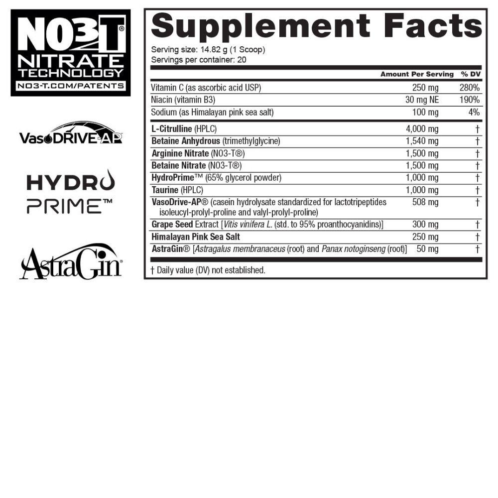 Unbound Unbent 20 Servings Nitric Oxide Unbound
