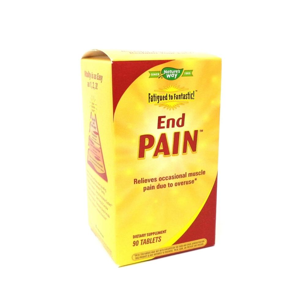 Nature's Way Fatigued to Fantastic End Pain 90 Tablets | Muscle Pain Reliever Joint Aid Nature's Way