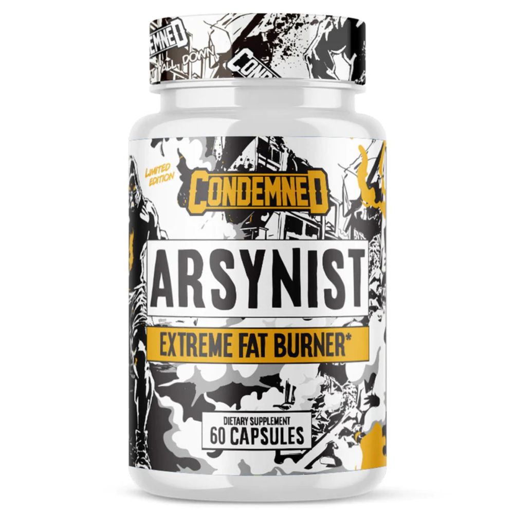 Condemned Labz Arsynist 60 Capsules (Was Arysn) Fat Burner Condemned Labratoriez