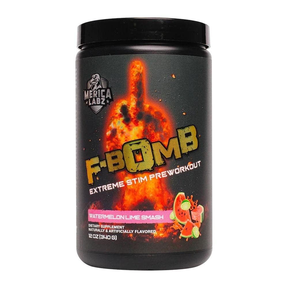'MERICA LABZ F-BOMB 20 Servings Pre-Workouts 'Merica Labz Watermelon Lime Smash