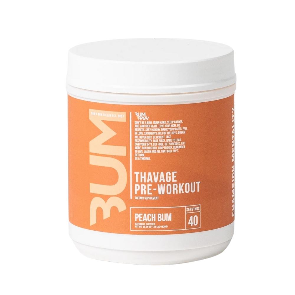 CBUM Thavage 40 Servings Pre-Workouts CBUM Peach Bum
