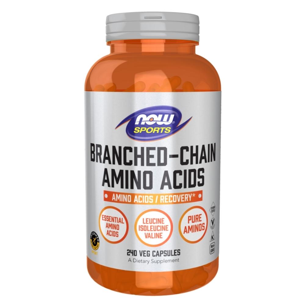 Now Foods Branch-Chain Amino 240 Vegetable Capsules Amino Acids Now Foods
