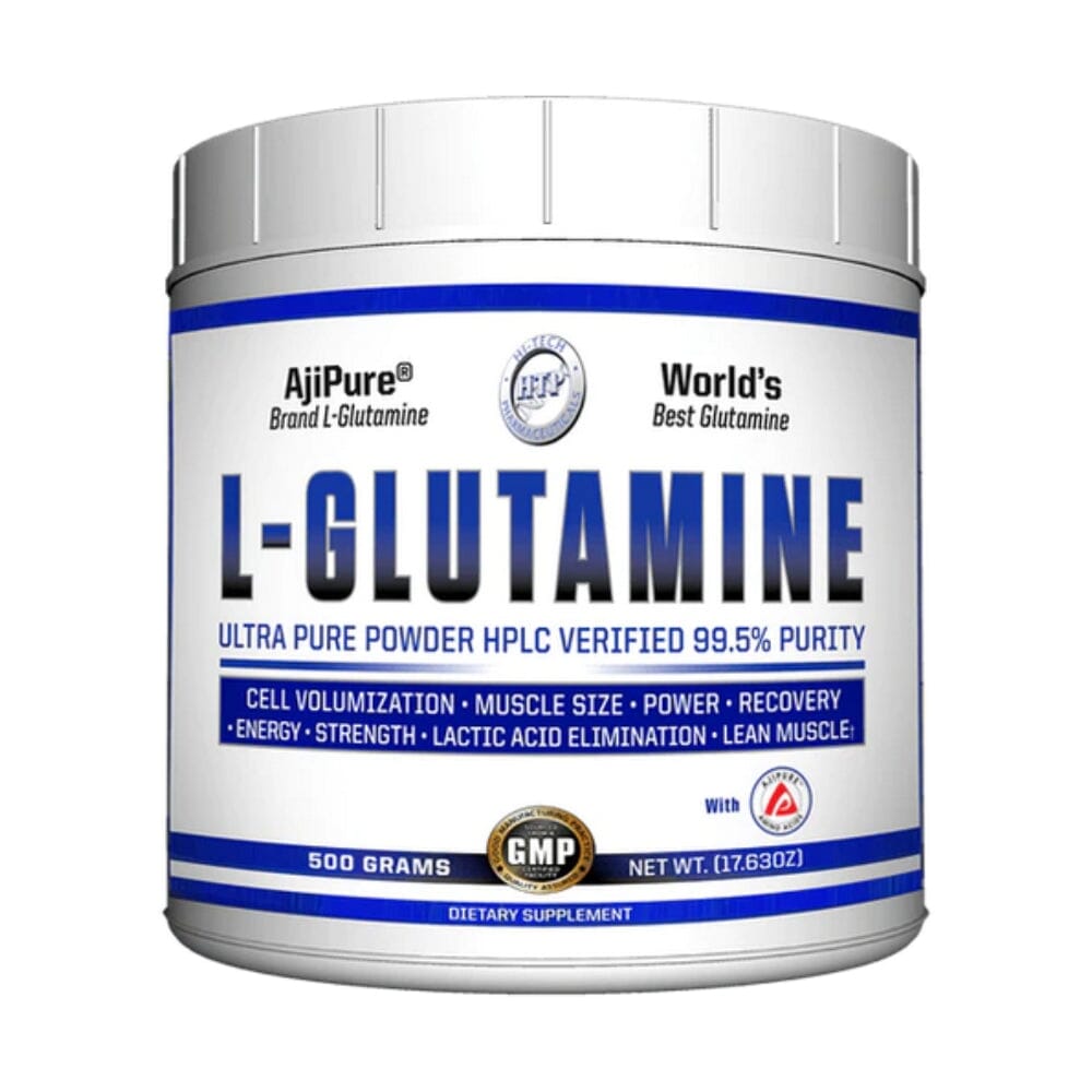 Hi-Tech Pharmaceuticals L-Glutamine 500g Amino Acids Hi-Tech Pharmaceuticals