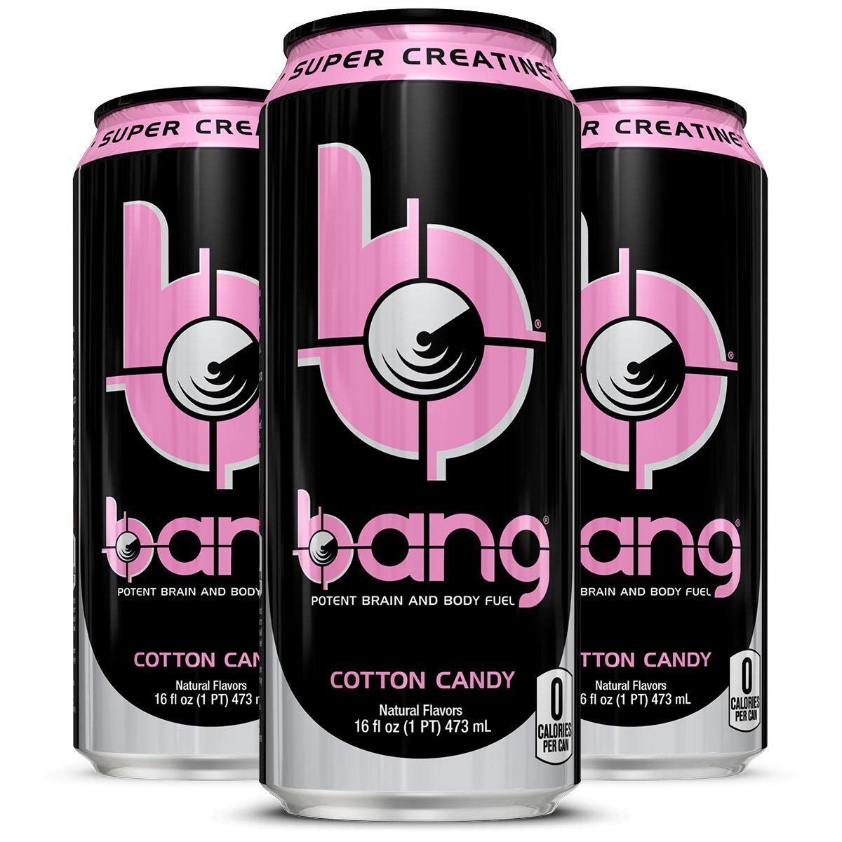 VPX Bang RTD 12/Case Diet/Energy VPX Cotton Candy (1058943205419)